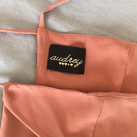 Audrey 3 + 1 Dusty Rose Strap Dress - Picture 4 of 4